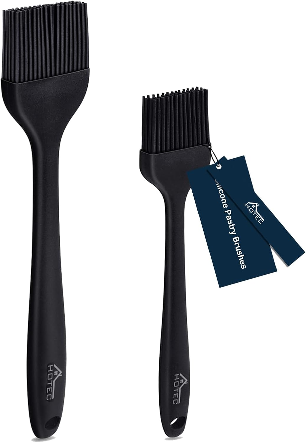 Hot Sale - HOTEC 600℉ Heat Resistant Silicone Basting &Pastry Brush, Multicolor 5 - BPA Free, Dishwasher safe For Marinading Meat Grill Oil Butter Sauce, For Pastry Sausages Desserts Turkey, Barbecue