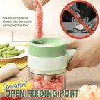 4-in-1 manual electric vegetable cutter setMultifunction cordless food processor