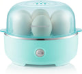 Great Value - Elite Gourmet 7-Egg Electric Egg Cooker, BPA-Free, Auto Shut-Off - Soft, Medium & Hard Boiled, Measuring Cup, EGC115B
