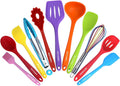 Flash Sale - Kitchen Utensil Set - 11 Cooking Utensils - Colorful Silicone Kitchen Utensils - Nonstick Cookware with Spatula Set - Colored Best Kitchen Tools Kitchen Gadgets (Khaki)