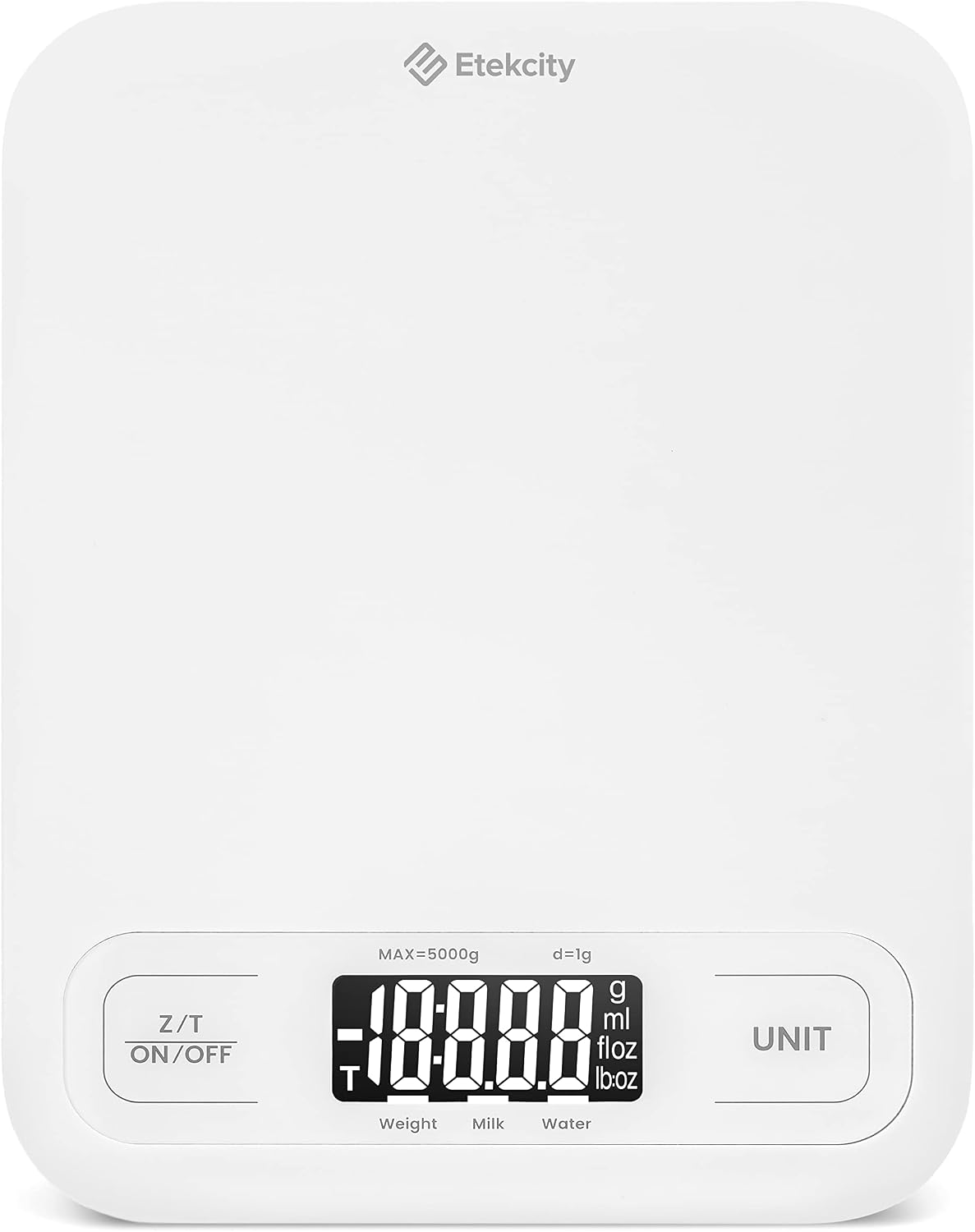 Etekcity Food Kitchen Scale, Digital Grams and Ounces, 11lb - Tare function, ideal for baking, weight loss, keto, meal prep, packages, liquids and jewelry, 304 Stainless Steel