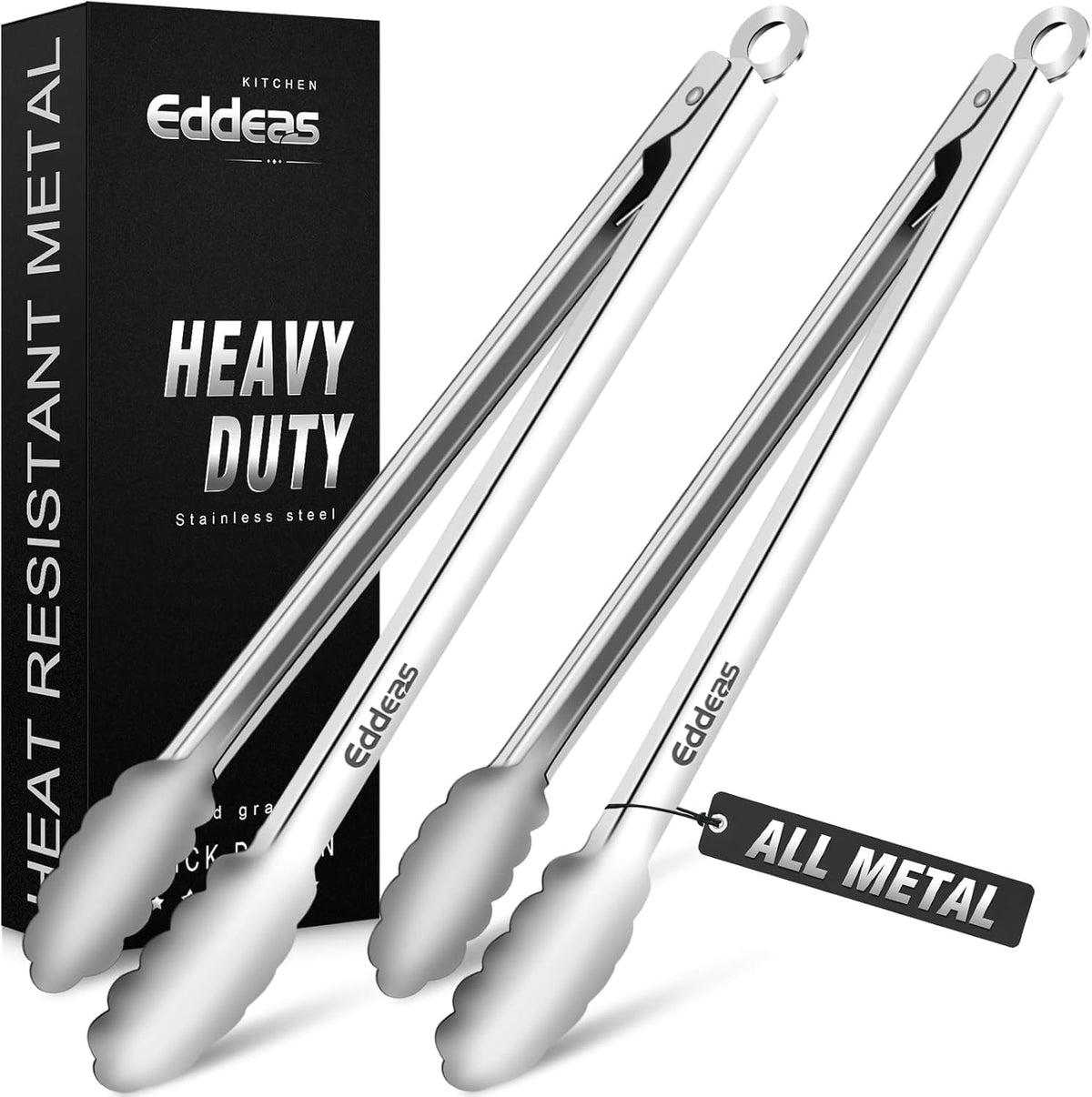 Best Seller - kitchen tweezers for cooking tweezers stainless steel tongs 12108 - Heat Resistant 600 Degrees Heavy Duty Metal Tweezers Tongs Ideal for Meat, pasta, plating Dishwasher Safe