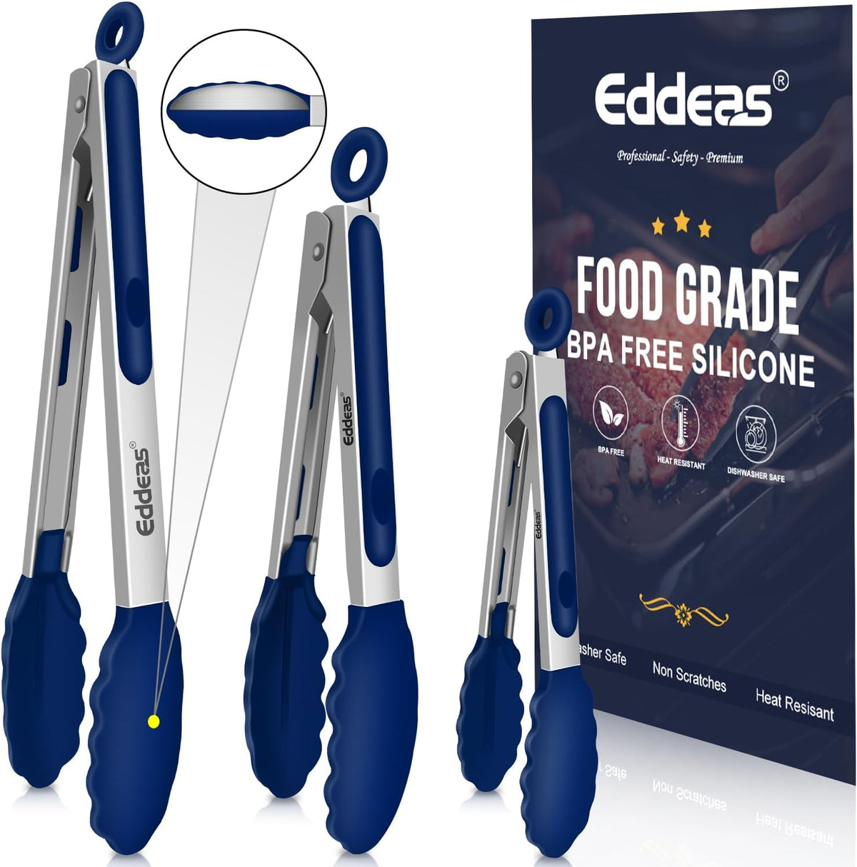 Best Seller - kitchen tweezers for cooking tweezers stainless steel tongs 12108 - Heat Resistant 600 Degrees Heavy Duty Metal Tweezers Tongs Ideal for Meat, pasta, plating Dishwasher Safe