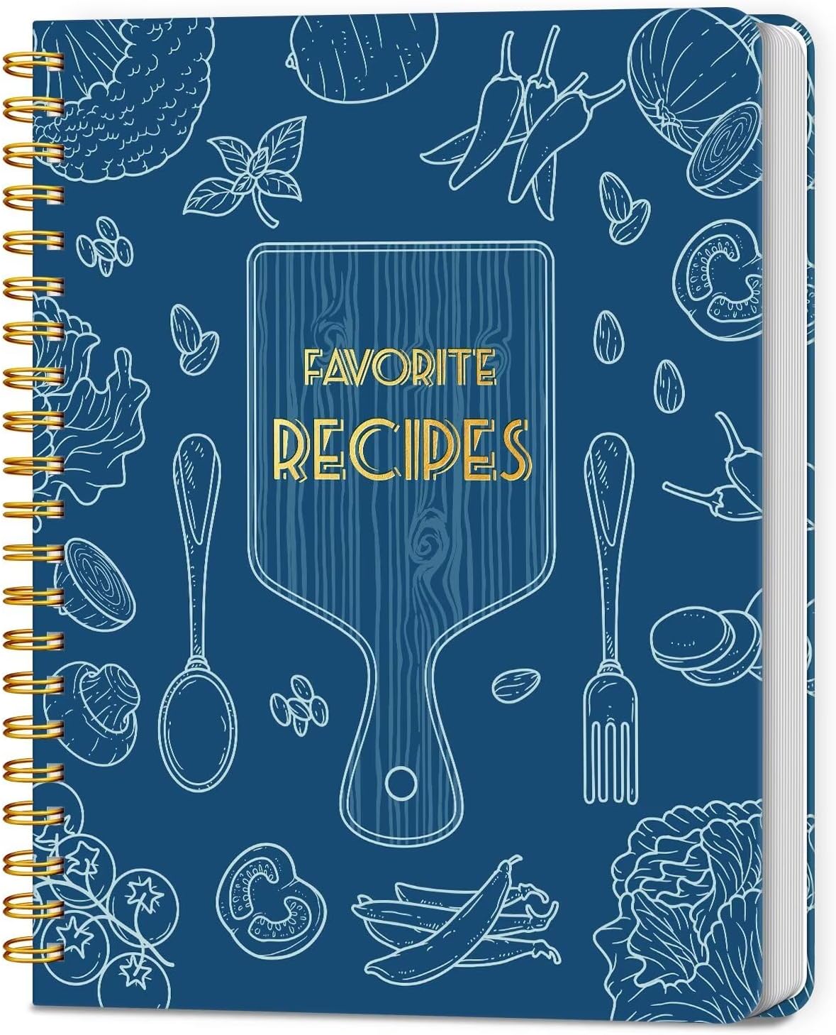 Special Offer - Recipe Book to Write in Your Own Recipes, Blank Recipe Journal, 140 Recipes - 8.5 x 11 Full-Page Recipe Organizer, Aesthetic Blank Cookbook with Perfect Layout for Family Recipes, Ideal Gift-Black