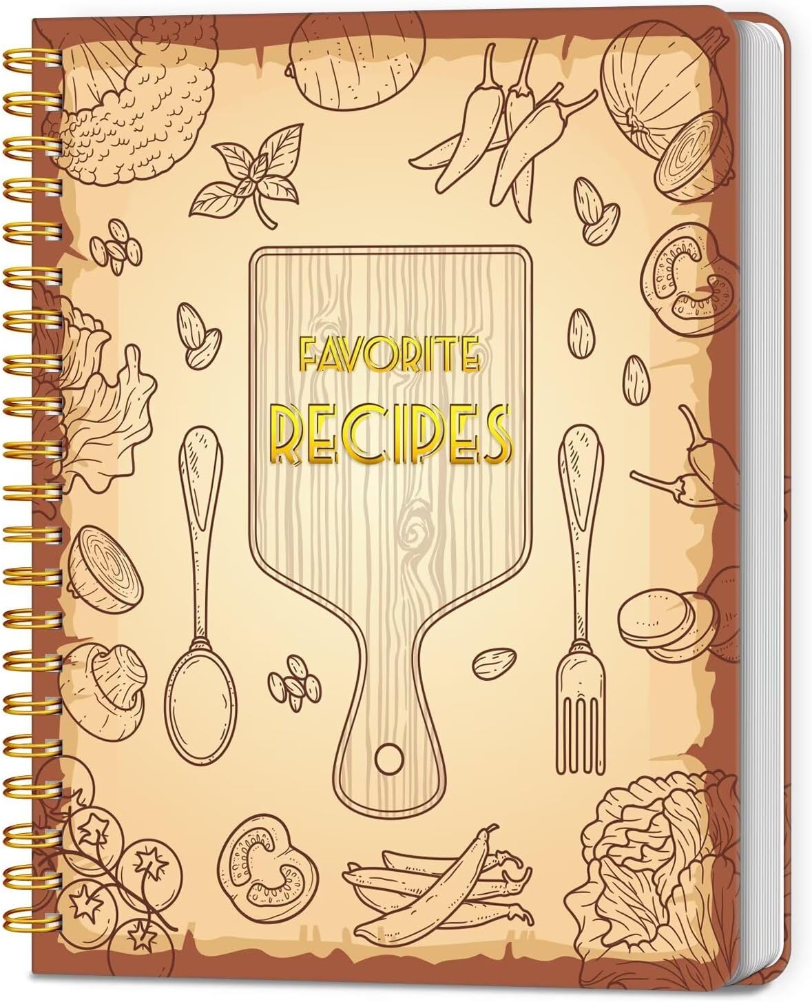 Special Offer - Recipe Book to Write in Your Own Recipes, Blank Recipe Journal, 140 Recipes - 8.5 x 11 Full-Page Recipe Organizer, Aesthetic Blank Cookbook with Perfect Layout for Family Recipes, Ideal Gift-Black