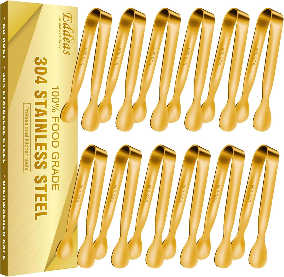 Best Seller - kitchen tweezers for cooking tweezers stainless steel tongs 12108 - Heat Resistant 600 Degrees Heavy Duty Metal Tweezers Tongs Ideal for Meat, pasta, plating Dishwasher Safe