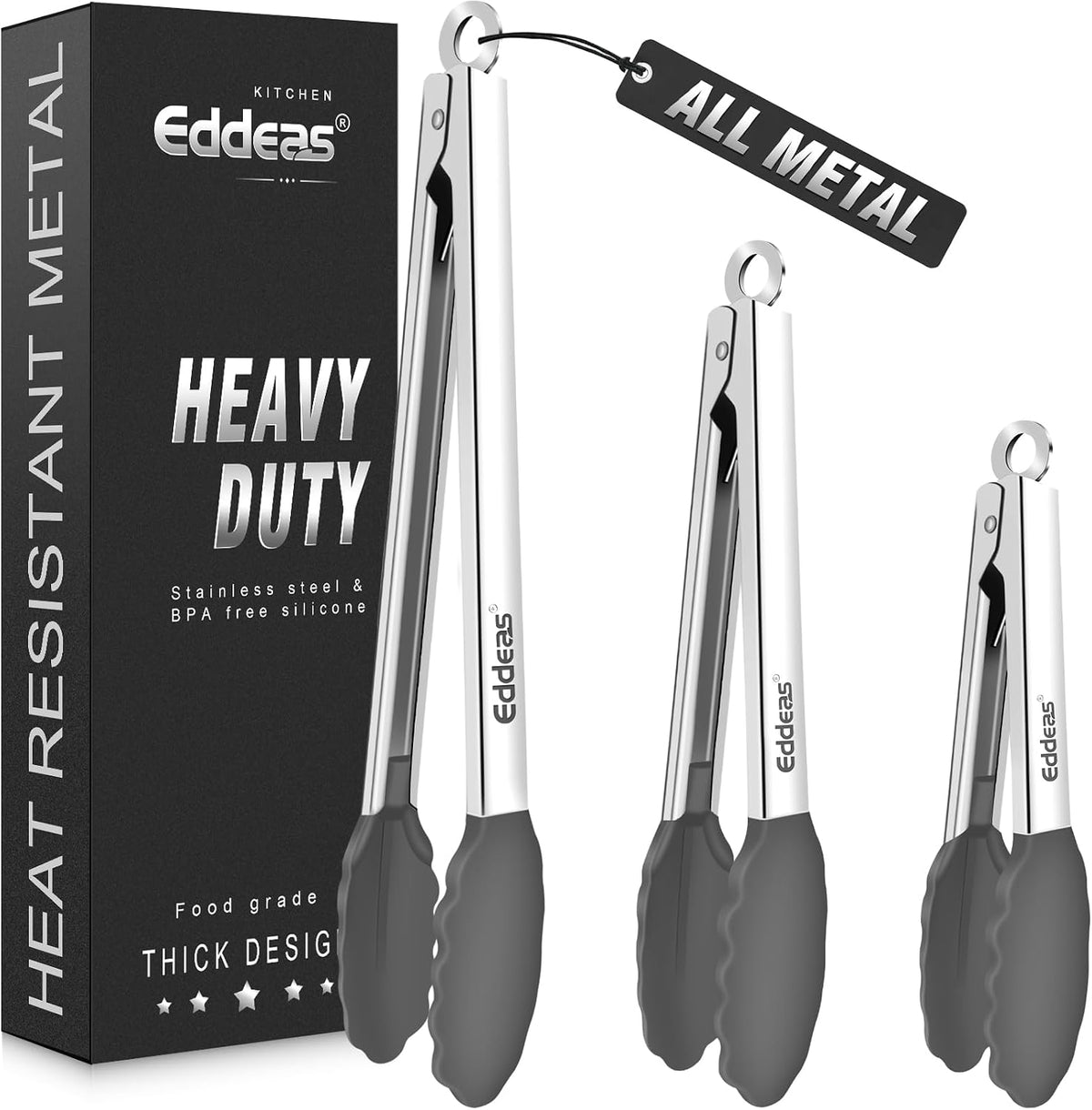 Best Seller - kitchen tweezers for cooking tweezers stainless steel tongs 12108 - Heat Resistant 600 Degrees Heavy Duty Metal Tweezers Tongs Ideal for Meat, pasta, plating Dishwasher Safe
