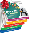 Air Fryer Cheat Sheet Magnets Booklet - Cooking Times Guide & Cookbook - Waterproof Quick Reference Temperature Chart Cookbook for Beginners - Kitchen Gadgets, Air Fryer Accessories, Gifts for Women
