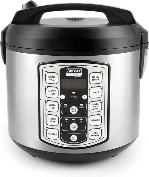 AROMA? CoreCoat? Digital Rice Cooker & Steamer for Brown Rice with Nonstick Ceramic Coating (8 Cups Cooked, 4 Cups Uncooked)